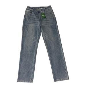 NWT Halara Flex Denim High Waisted Straight Leg Jeans Size Medium Regular